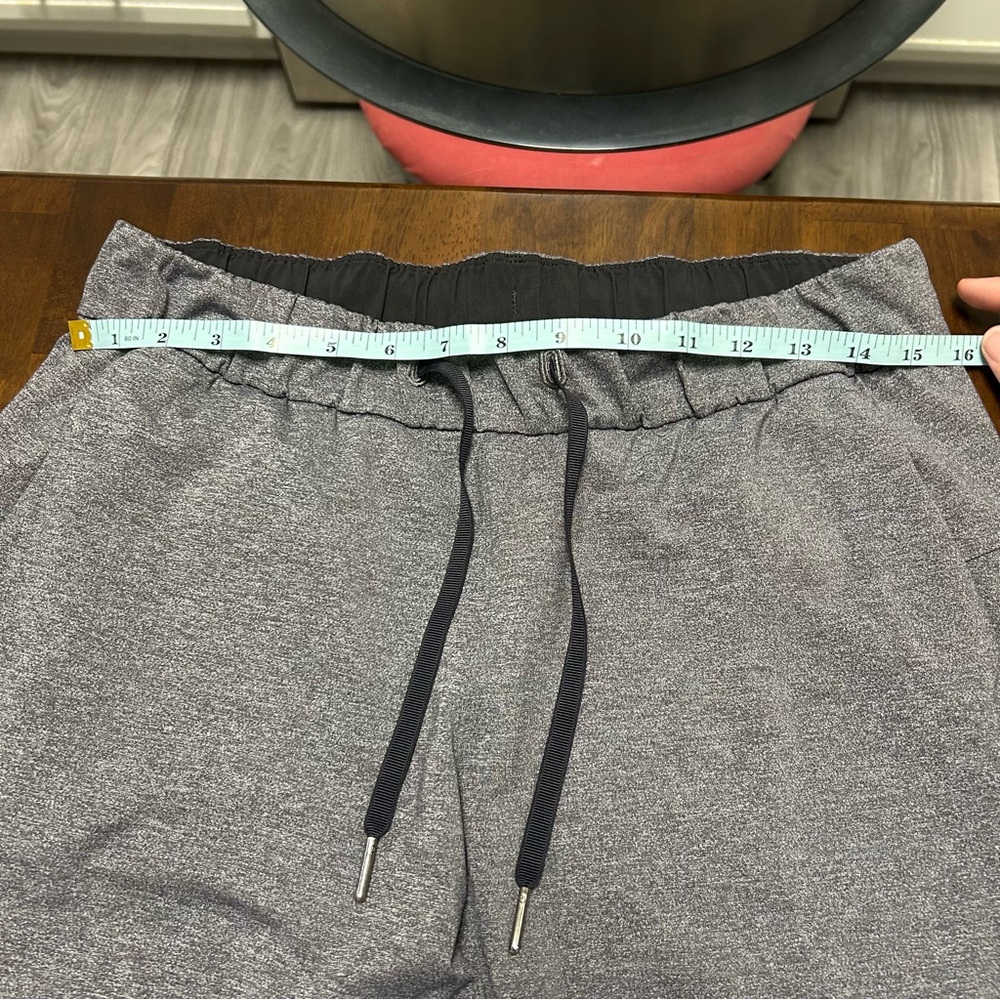 Lululemon On The Fly Pant Full Length 31” Size 8 Heathered Black - Picture 15 of 15
